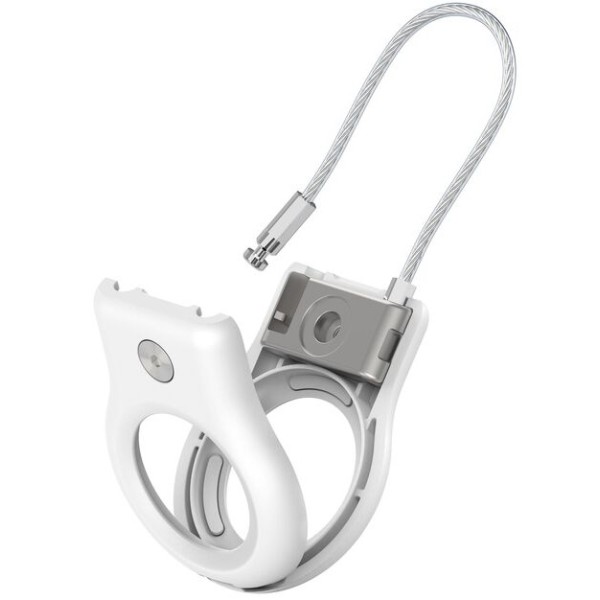 Фото - Чехол для беспроводного маяка Belkin Secure Holder with Wire Cable AirTag, White (MSC009BTWH)